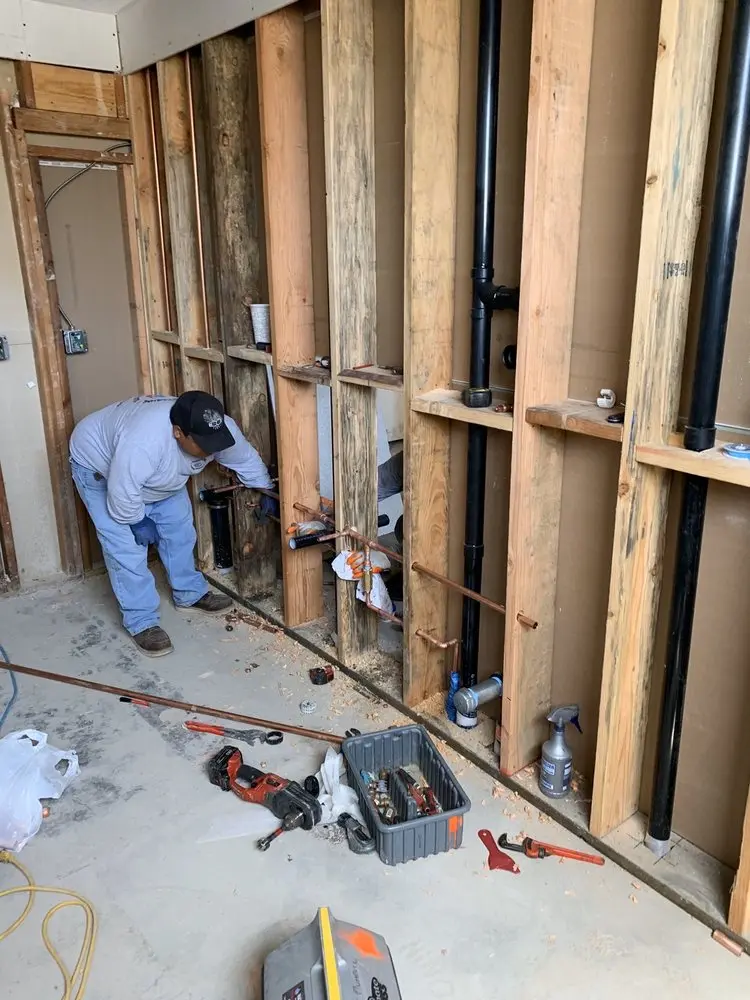 Commercial rough-in plumbing for Gas Line Repair in Zion Hill
